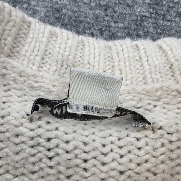 American Eagle Sweater Womens Small Striped Crewneck Pullover Knit Casual Preppy - Picture 13 of 16